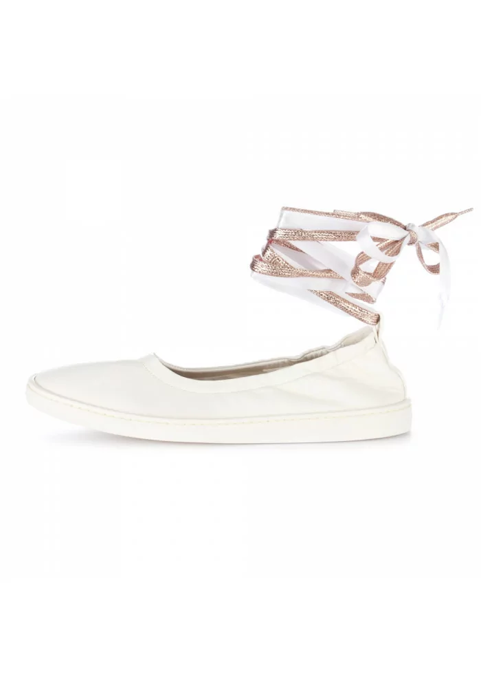 OA NON-FASHION | BALLERINE CON LACCI REMOVIBILI CALF BIANCO