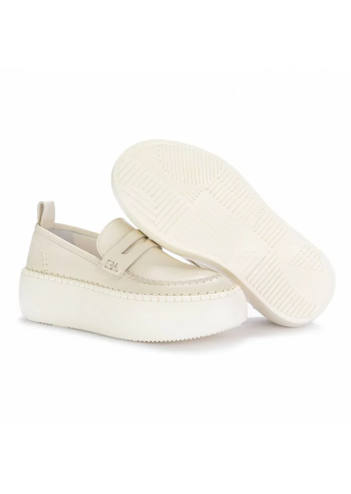 OA NON-FASHION | MOCASSINI BASE CALF BIANCO