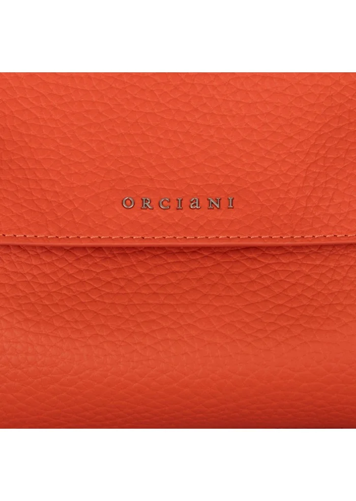 ORCIANI | BORSA A MANO SVEVA SOFT PICCOLA ARANCIONE