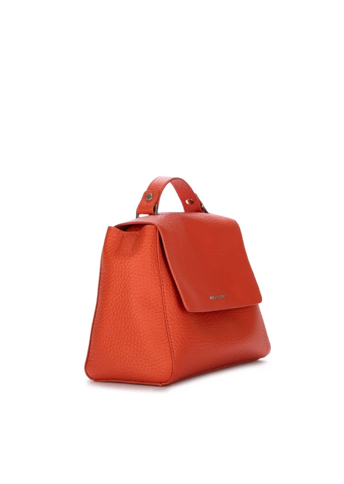 ORCIANI | BORSA A MANO SVEVA SOFT PICCOLA ARANCIONE