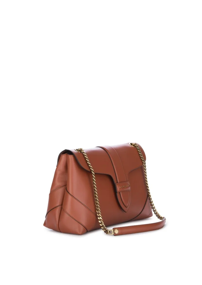 ORCIANI | BORSA A SPALLA ALMA COUTURE MARRONE CUOIO