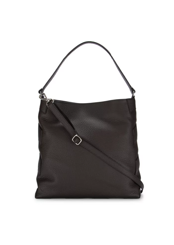 ORCIANI | BORSA A SPALLA NILLA SOFT MARRONE SCURO