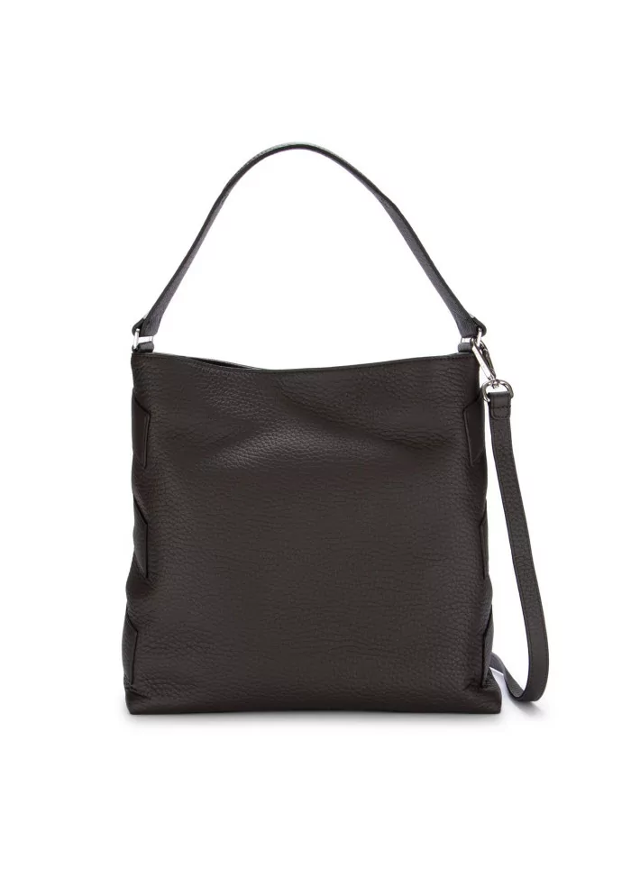 ORCIANI | BORSA A SPALLA NILLA SOFT MARRONE SCURO