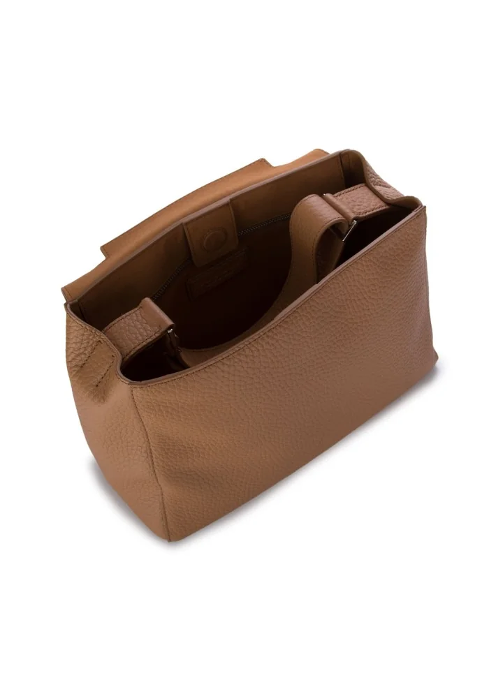 ORCIANI | BORSA A SPALLA SVEVA SOFT MEDIA MARRONE