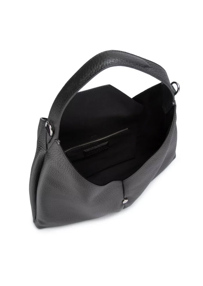ORCIANI | BORSA A SPALLA VITA SOFT NERO