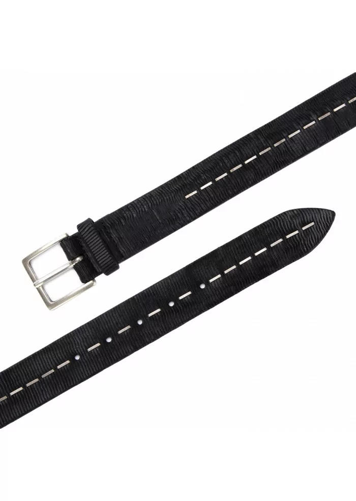 ORCIANI | CINTURA BLADE PUNTI METALLICI NERO