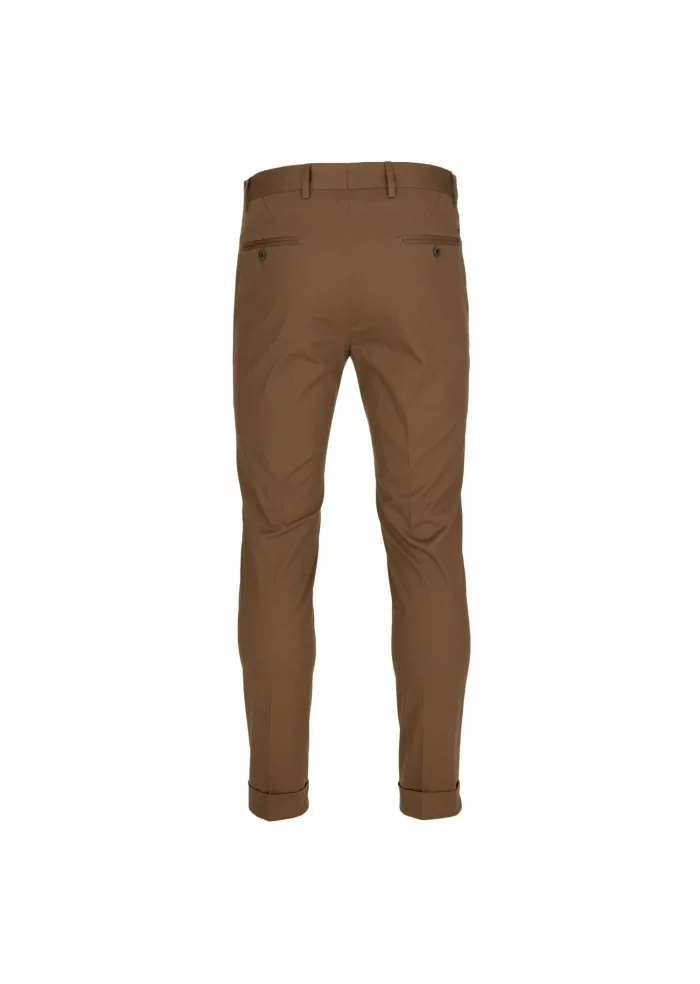 OUT/FIT | PANTALONI SOLDI COTONE MARRONE TABACCO