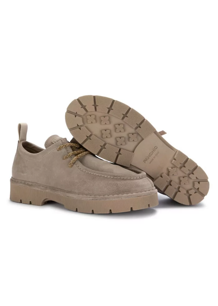 PANCHIC | SCARPE BASSE CAMOSCIO GRIGIO TORTORA