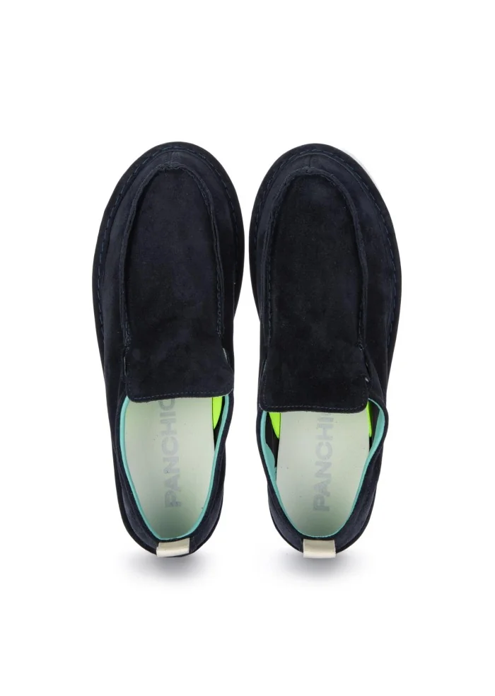 PANCHIC | SLIP ON CAMOSCIO BLU NOTTE