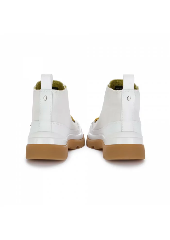 PANCHIC | SNEAKERS ALTE CON LACCI GIALLI BIANCO