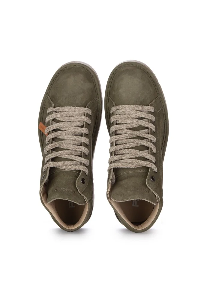 PANCHIC | SNEAKERS ALTE PELLE VERDE