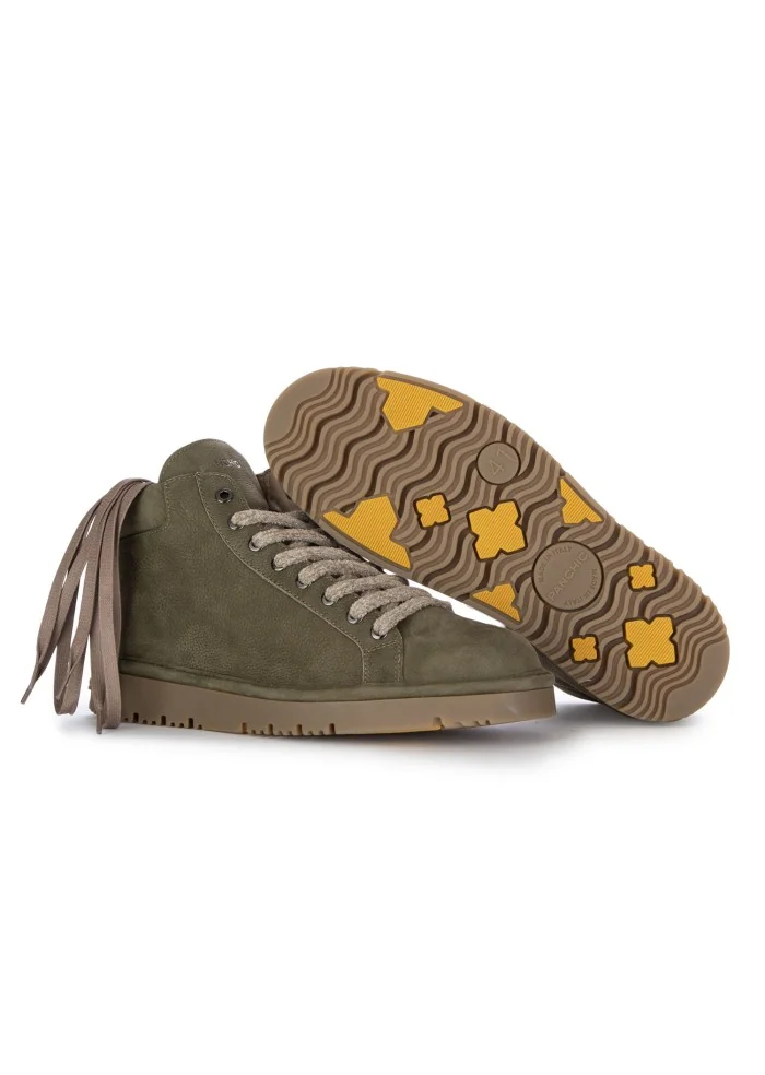 PANCHIC | SNEAKERS ALTE PELLE VERDE