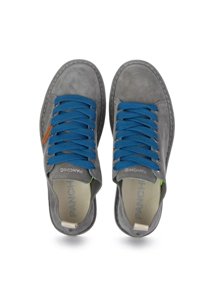 PANCHIC | SNEAKERS CAMOSCIO GRIGIO BLU