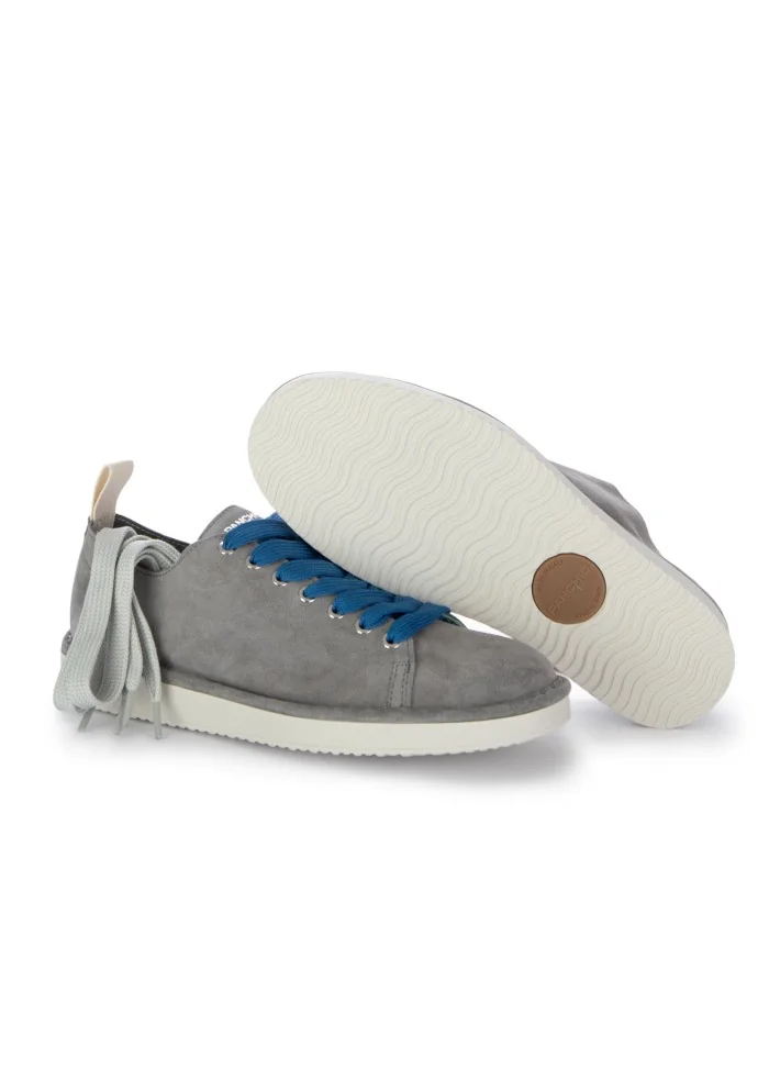 PANCHIC | SNEAKERS CAMOSCIO GRIGIO BLU