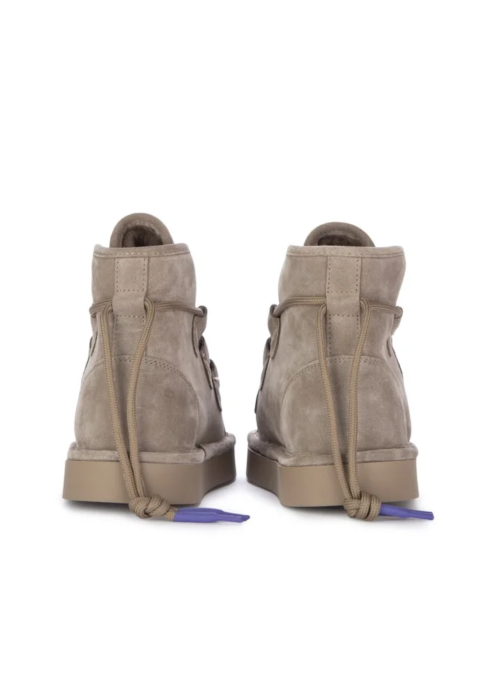 PANCHIC | STIVALETTI ALLACCIATI CAMOSCIO GRIGIO