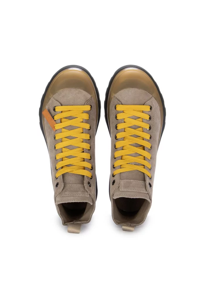 PANCHIC | STIVALETTI ALLACCIATI CAMOSCIO GRIGIO CHIARO