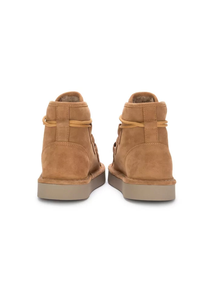 PANCHIC | STIVALETTI ALLACCIATI CAMOSCIO MARRONE CHIARO