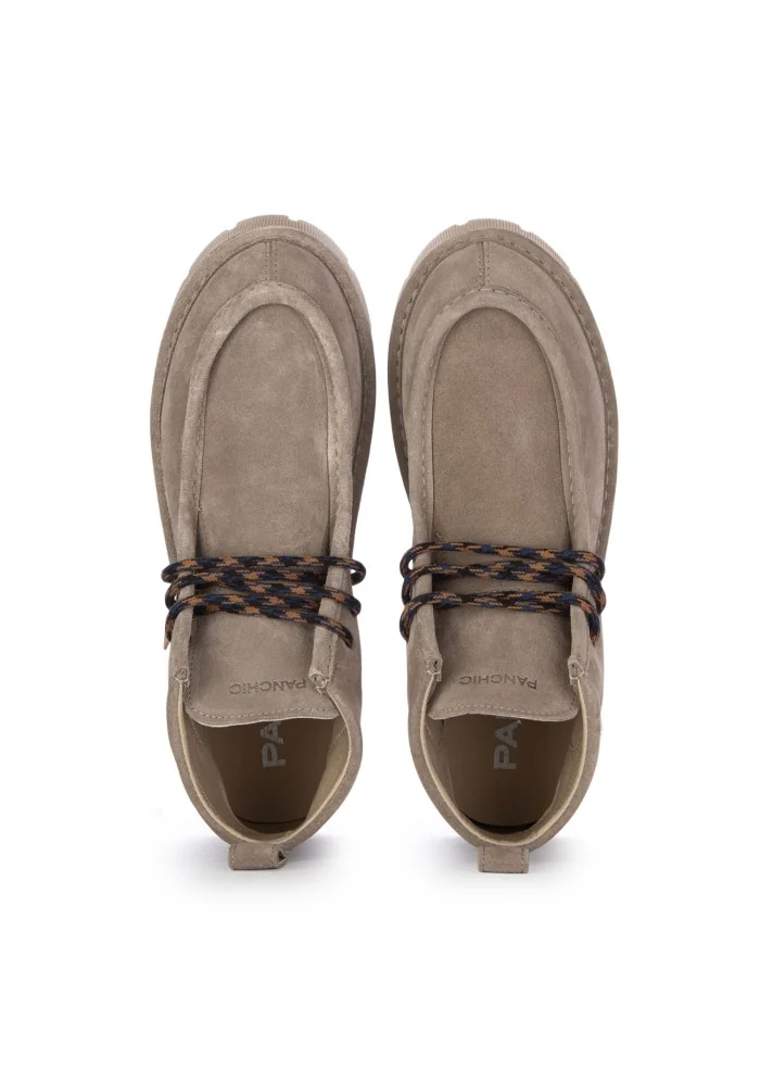 PANCHIC | STIVALETTI ALLACCIATI CREEPER GRIGIO