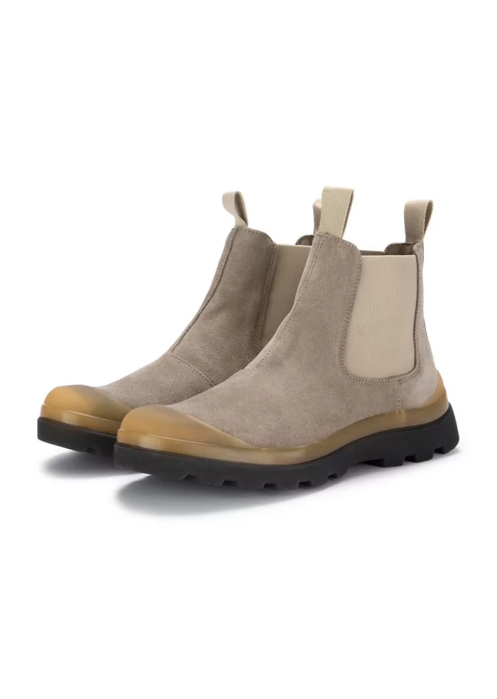 PANCHIC | STIVALETTI CHELSEA CAMOSCIO GRIGIO TORTORA