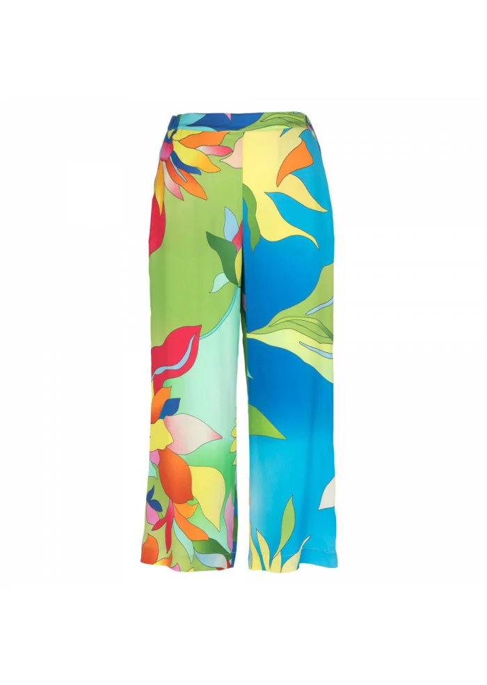 PANTALONI DONNA SEMICOUTURE | Y2ST34 FLW08 MULTICOLORE