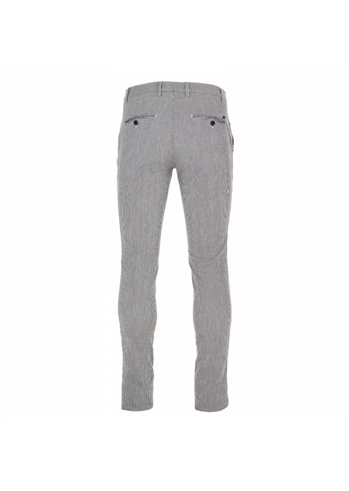 PANTALONI UOMO MASON'S | COTONE STRETCH BIANCO NERO