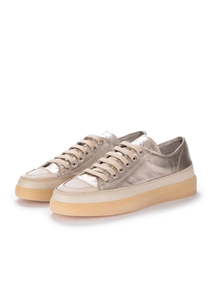 PATGOA | SNEAKERS MYO BEIGE METALLIZATO