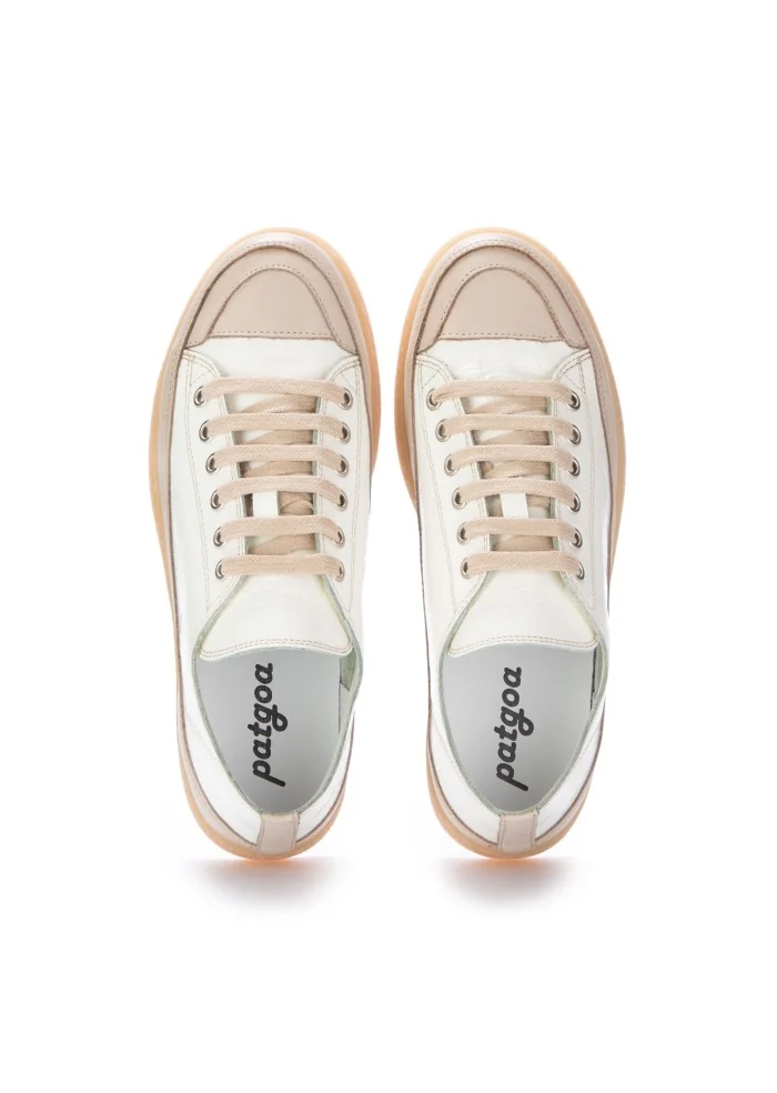 PATGOA | SNEAKERS MYO BIANCO BEIGE