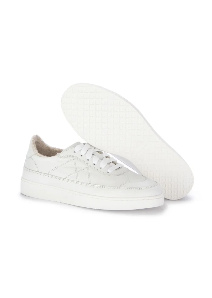 PATGOA | SNEAKERS SABA PELLE BIANCO
