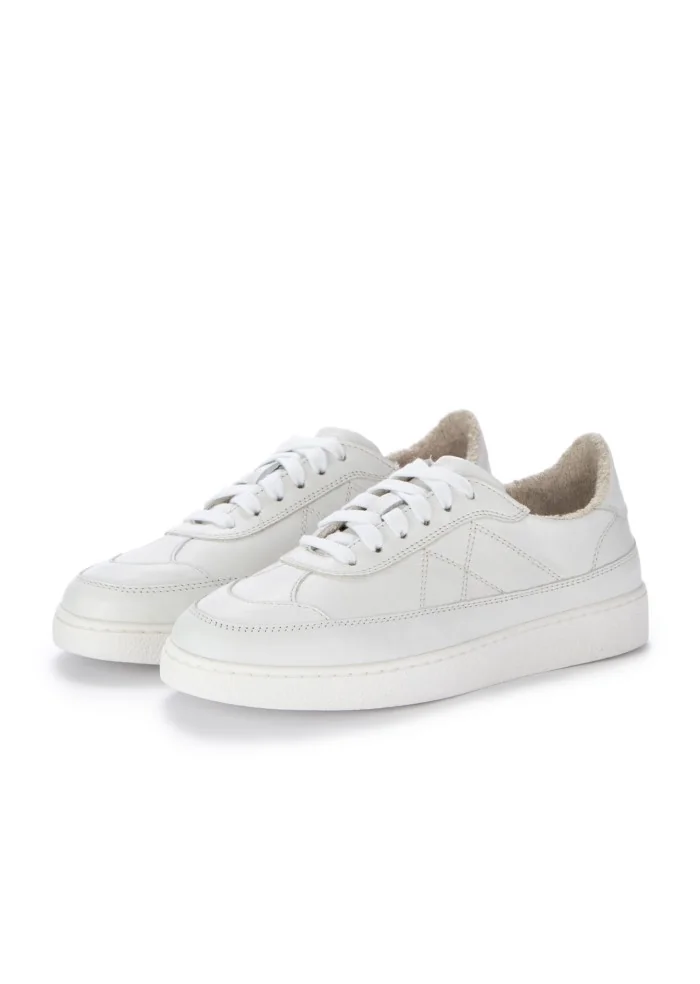 PATGOA | SNEAKERS SABA PELLE BIANCO