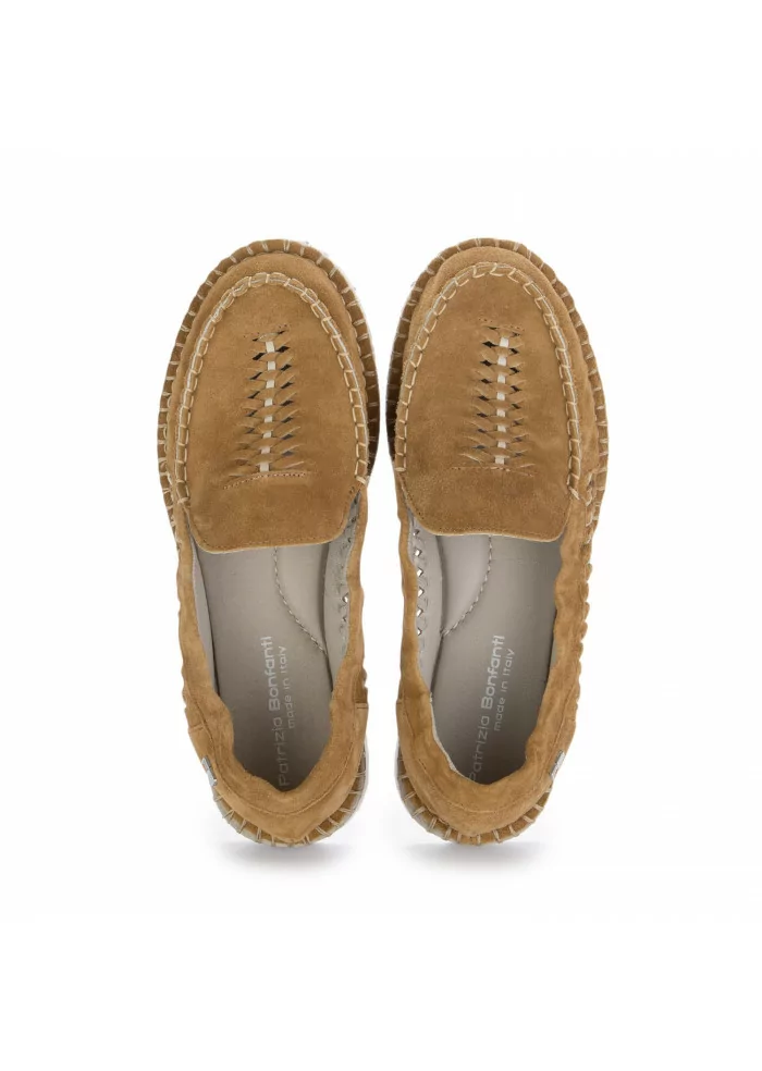 PATRIZIA BONFANTI | MOCASSINI LILY SUN CAMOSCIO MARRONE