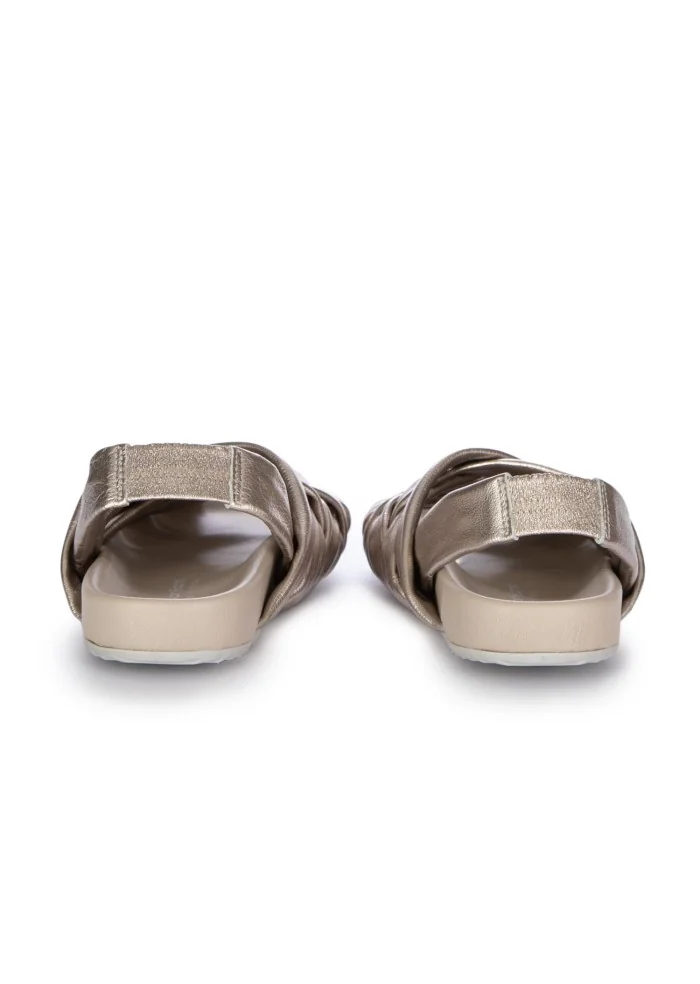 PATRIZIA BONFANTI | SANDALI AMELIE BACK SILK METALLICO