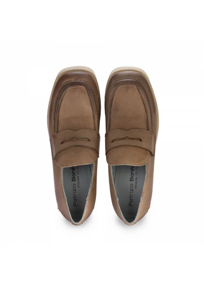 PATRIZIA BONFANTI | SCARPA PLATFORM NABUCK JINGU MARRONE