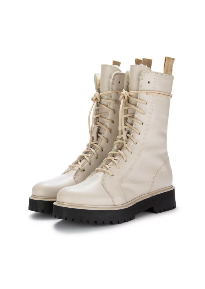 PATRIZIA BONFANTI | STIVALETTI SCORPIO FUR BIANCO PANNA