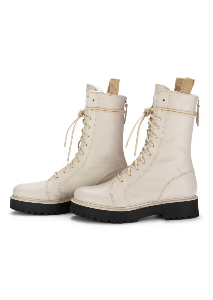 PATRIZIA BONFANTI | STIVALETTI SCORPIO FUR BIANCO PANNA