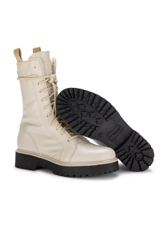 PATRIZIA BONFANTI | STIVALETTI SCORPIO FUR BIANCO PANNA