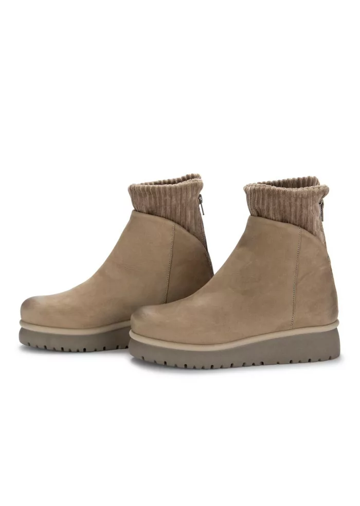 PATRIZIA BONFANTI | STIVALETTI YAYA PELLE MARRONE CHIARO