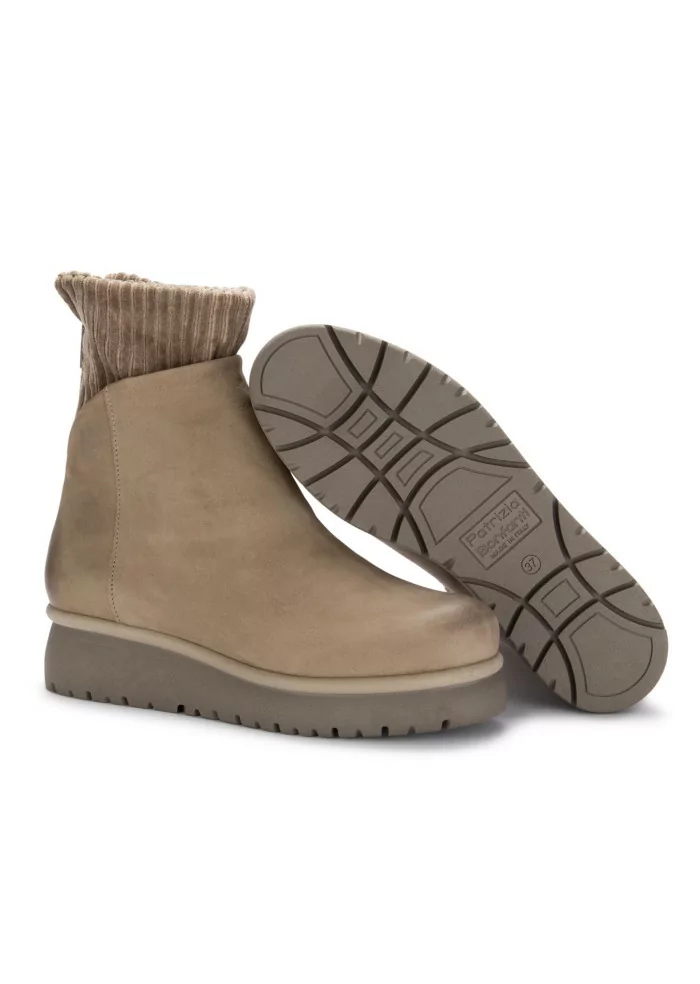 PATRIZIA BONFANTI | STIVALETTI YAYA PELLE MARRONE CHIARO