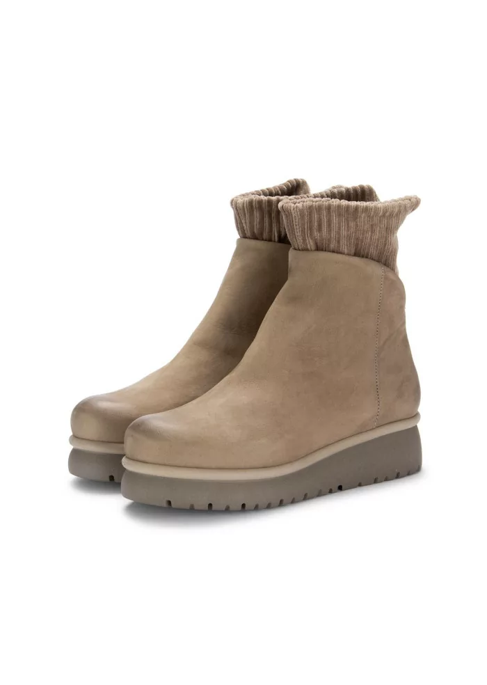 PATRIZIA BONFANTI | STIVALETTI YAYA PELLE MARRONE CHIARO