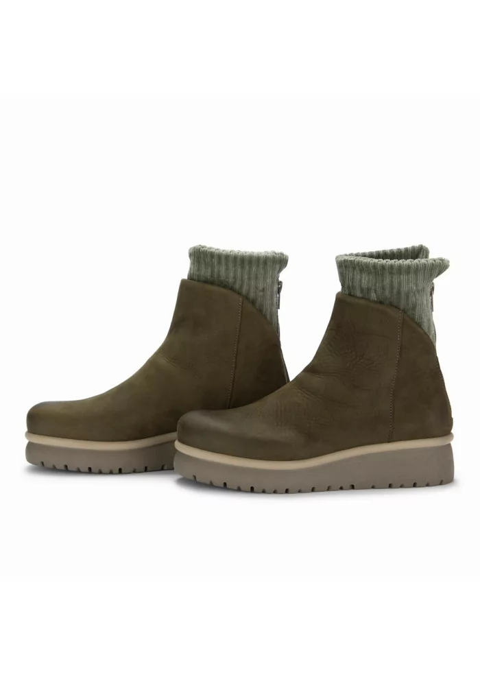 PATRIZIA BONFANTI | TRONCHETTI YAYA PELLE VERDE MILITARE