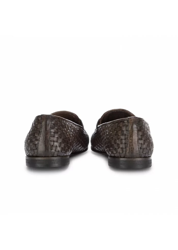 PAWELK'S | MOCASSINI INTRECCIO TUFF PELLE MARRONE