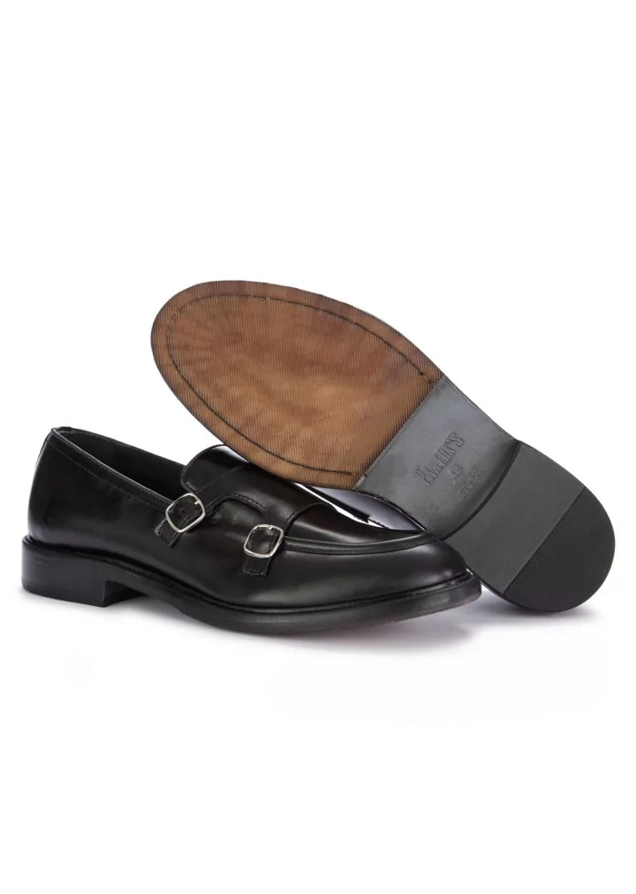 PAWELK'S | MOCASSINI SIERRA FIBBIE NERO
