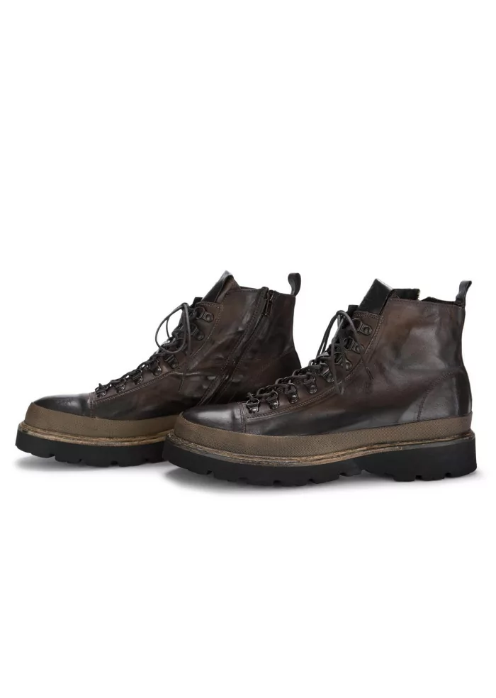 PAWELK'S | SCARPONCINI CRUST PELLE MARRONE SCURO