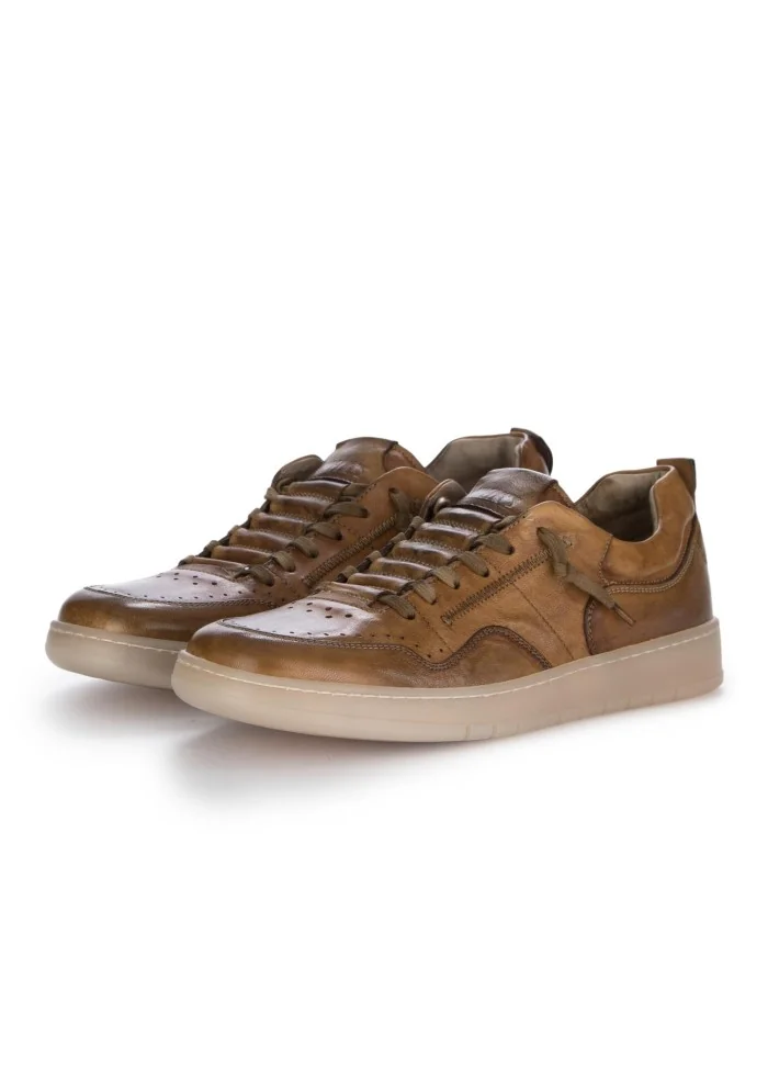 PAWELK'S | SNEAKERS CRUST CUOIO MARRONE