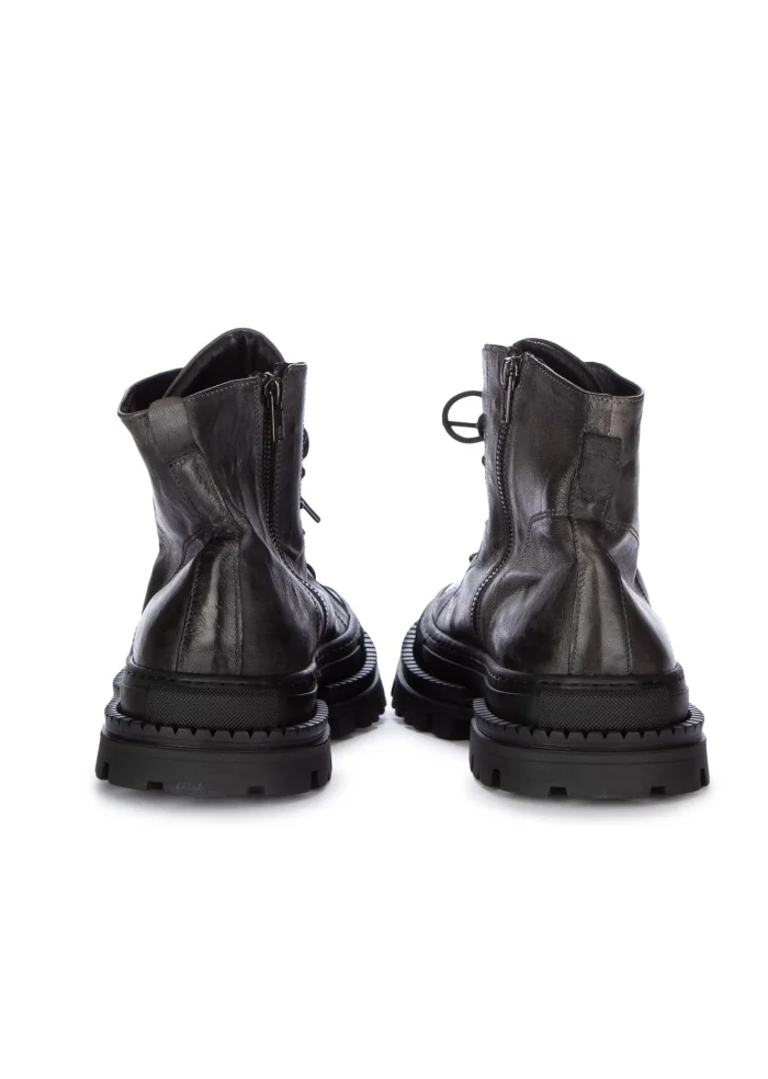 PAWELK'S | STIVALETTI ALLACCIATI CRUST CARBON NERO GRIGIO