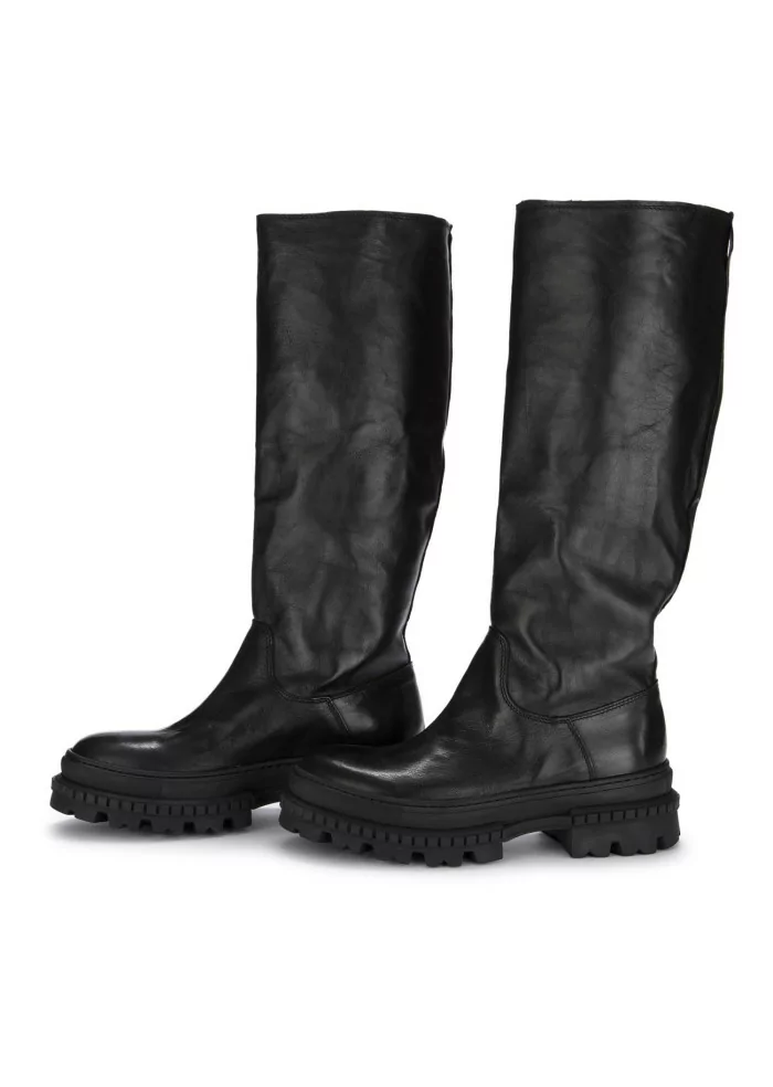 PAWELK'S | STIVALI CALIF PELLE NERO