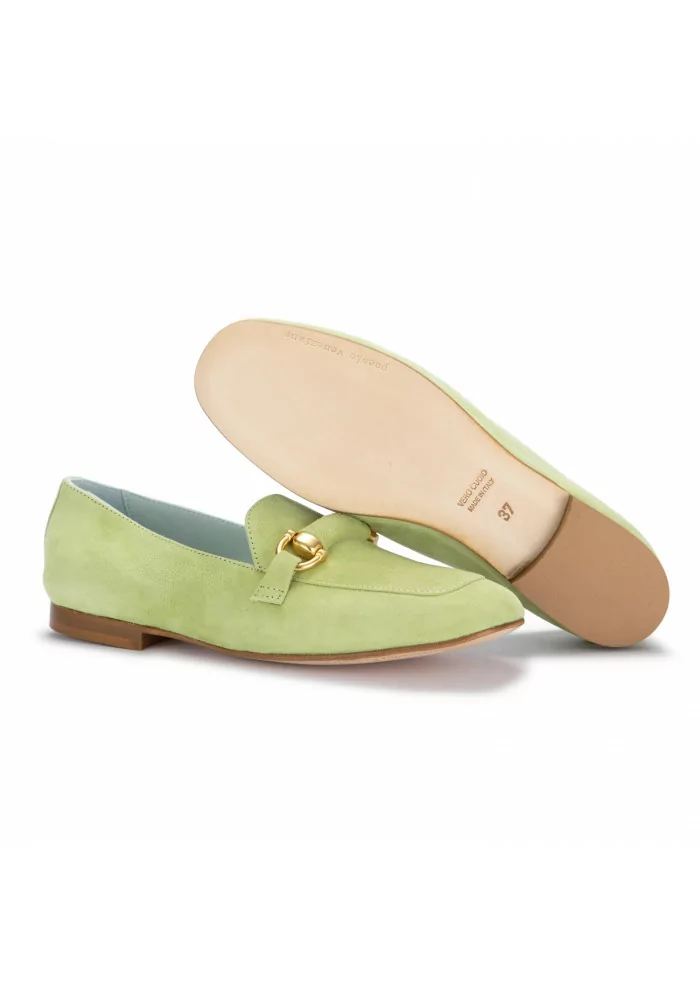 POESIE VENEZIANE | MOCASSINI CARMEN VERDE ACIDO