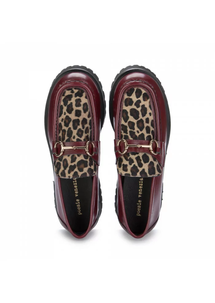 POESIE VENEZIANE | MOCASSINI DONNA JMC30N BORDEAUX LEO