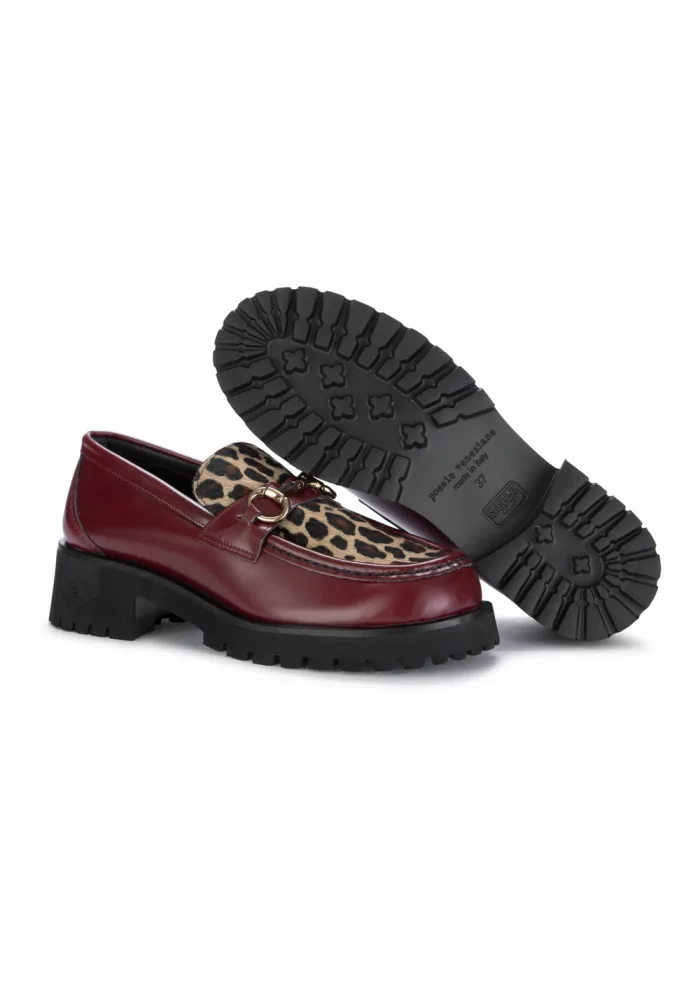POESIE VENEZIANE | MOCASSINI DONNA JMC30N BORDEAUX LEO