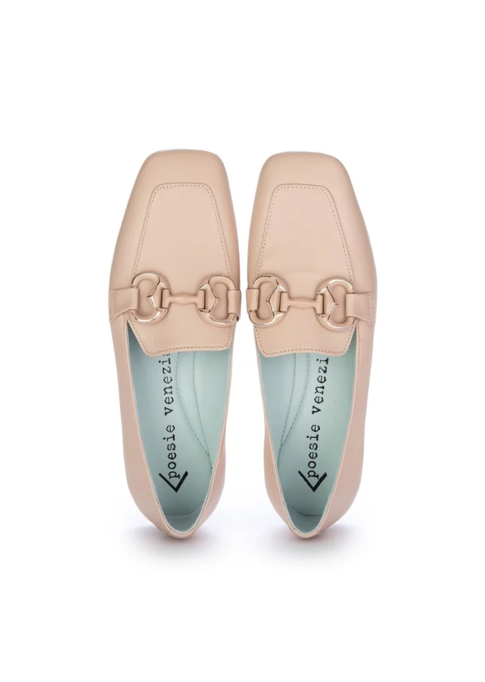 POESIE VENEZIANE | MOCASSINI NAPPA ROSA