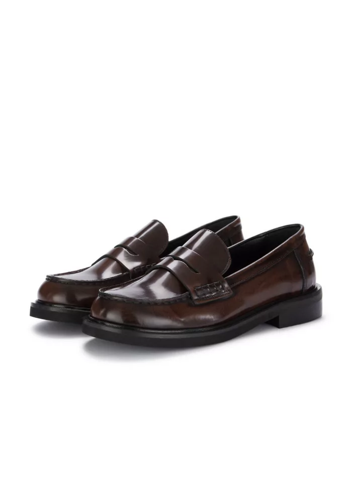 POESIE VENEZIANE | MOCASSINI PELLE ABRASIVATO MARRONE